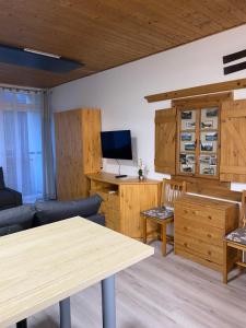 Televiisor ja/või meelelahutuskeskus majutusasutuses Cosy Apartment