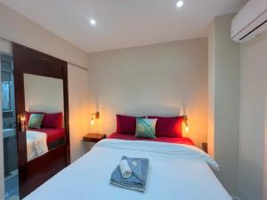 Postel nebo postele na pokoji v ubytování Boca Simon Vacation Curacao