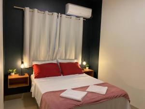 Ένα ή περισσότερα κρεβάτια σε δωμάτιο στο AP 102-B San Pietro - Térreo