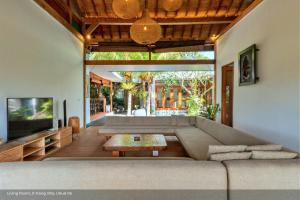 Posezení v ubytování Jixiang Hotel Ubud