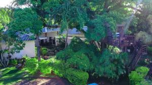 Zahrada ubytování Tree Lodge Mauritius