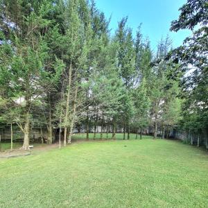 a large grass field with trees in a park at Hermoso Glamping en Quinta Privada in Quito