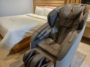 Postel nebo postele na pokoji v ubytování Hotel G7 Daejeon