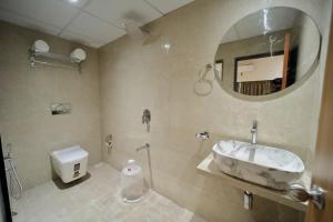 Koupelna v ubytování HOTEL ALFA EXECUTIVE