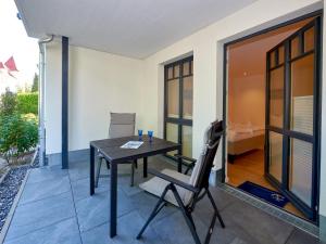 Μπαλκόνι ή βεράντα στο Villa Beatrice in Binz - WG 2 mit Terrasse strandnah