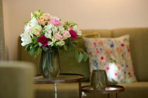 A seating area at Hotel Garni Schneider