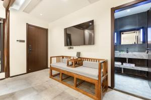 Cucina o angolo cottura di Yangzhou Aihehua Boutique Homestay