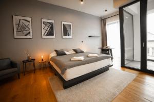 Posteľ alebo postele v izbe v ubytovaní Piano apartments - LICITY