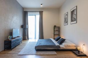 Posteľ alebo postele v izbe v ubytovaní Piano apartments - LICITY