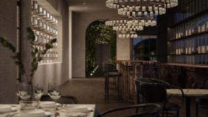 上海金普顿前滩酒店餐厅或其他用餐的地方