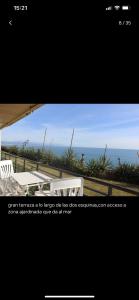 a picture of a balcony with a view of the ocean at Paraíso sobre el Mar Torremolinos Santa Clara in Torremolinos