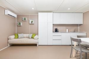 Dapur atau dapur kecil di Arena Stoja Camping Homes