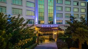 a hotel building with a sign that reads hotelounge at Elite Hotel Dragos in Istanbul