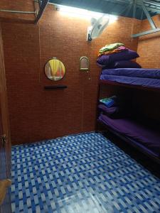 Katil atau katil-katil dalam bilik di Houseboat Sinar Belum
