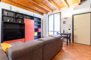 A seating area at Rivalta di Gazzola - appartamento con giardino