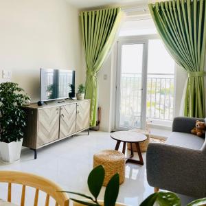 Гостиная зона в Mayhome Phan Rang - 2BR City view - 3km to beach