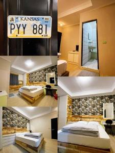 Postel nebo postele na pokoji v ubytování 東澳 露境東岳 露境公社背包客棧