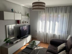 Televizors / izklaižu centrs naktsmītnē Apartamento San Lázaro.