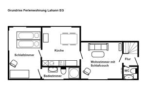 Billede fra billedgalleriet på Ferienwohnung Lahann i Saalfeld