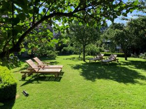 Ein Garten an der Unterkunft Gite de Caractère Le Lys Bleu