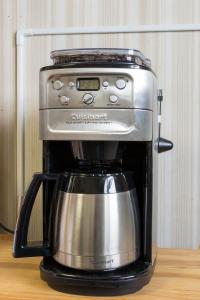 a coffee maker sitting on top of a counter at 深山邸miyama-tei in Zentsuji