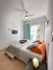 Giường trong phòng chung tại B&B Mi Ma Bo, Sal Rei, Boa Vista, Cape Verde, FREE WI-FI