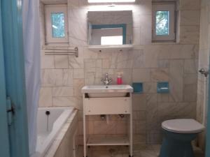 Kúpeľňa v ubytovaní Badacsonyi Lugas apartmanok + 37 fotografií
