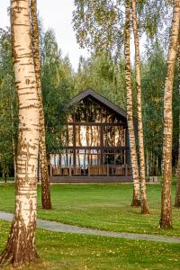 Zahrada ubytování Molėtairesort