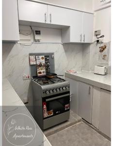 A kitchen or kitchenette at WhiteRose Apartments