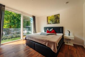 Postel nebo postele na pokoji v ubytování Hotel Hafermarkt
