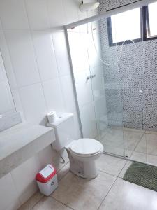 Ένα μπάνιο στο Hostel Dela