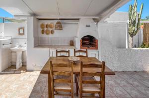 Η κουζίνα ή μικρή κουζίνα στο Casa Lagarto