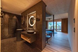 Koupelna v ubytování Bio-Hotel Oswalda-Hus