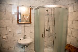 Koupelna v ubytování Apartment Eko Etno selo Stara Kapela, Pavina kuća + 37 fotografií