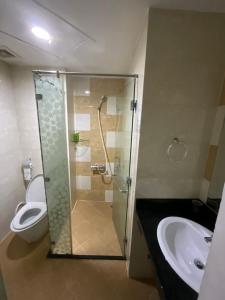 Koupelna v ubytování Bunny - Valentine Hotel - Bui Vien Street