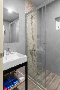 Koupelna v ubytování Hotel Brown - Zhongzheng + 37 fotografií
