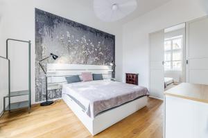 Posteľ alebo postele v izbe v ubytovaní Elegant apartments located in the centre of Prague