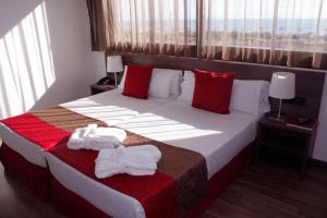 Postel nebo postele na pokoji v ubytování Hotel Best 4 Barcelona