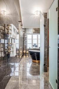 Koupelna v ubytování Högbo Brukshotell & Spa