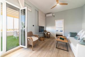 Posedenie v ubytovaní Trendy Penthouse by the Bullring