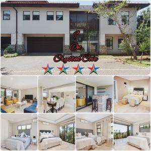巴利托9 On Crystal Cove 5 Bedroom Townhouse in Zimbali的别墅照片的拼贴