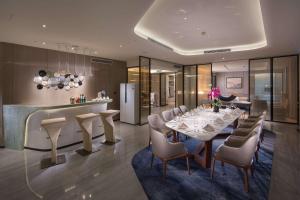 Area soggiorno di Hilton Quanzhou Riverside