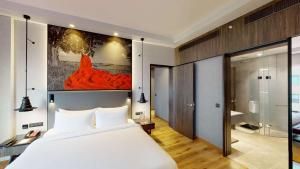 A bathroom at Radisson RED Chandigarh Mohali
