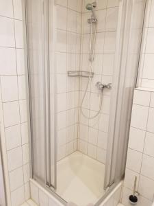 Koupelna v ubytování Hotel Mühleneck