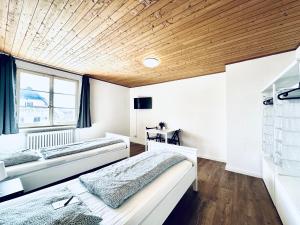 TV a/nebo společenská místnost v ubytování Monteurzimmer - Worker's accommodation - ZIMMERzuVERMIETEN in Flumenthal Solothurn