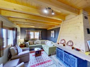Posezení v ubytování Le Chalet des Ours