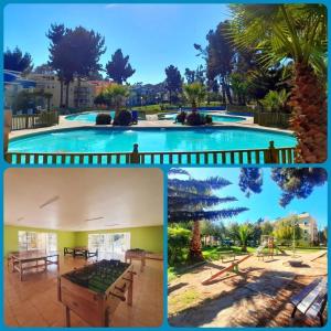 Bazén v ubytování Departamento altos de mirasol II, Algarrobo nebo v jeho okolí