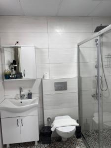 Koupelna v ubytování 9 Otel Samsun