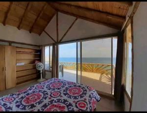Postel nebo postele na pokoji v ubytování Casa Las Mantas