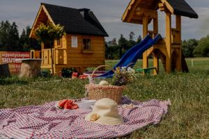 Detský kútik v ubytovaní Drewniana Osada w Górach Polne Domki